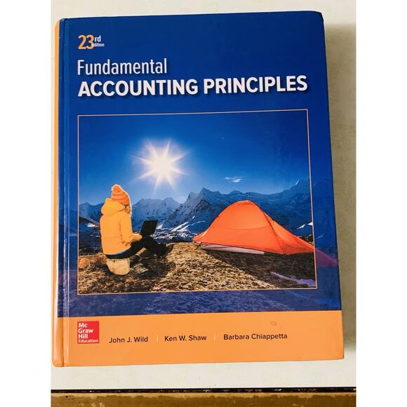 Fundamental Accounting Principles 23rd Edition Hard Cover McGraw Hill Education - Picture 1 of 4